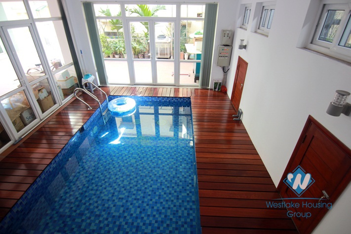 To Ngoc Van modern house with nice terrace and small swimming pool for rent